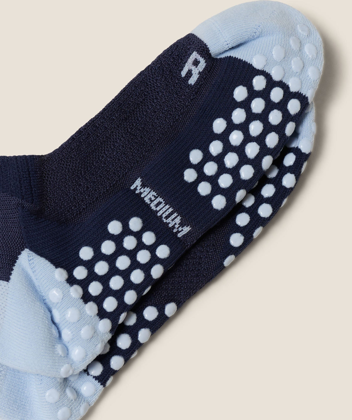 Gymshark Hybrid Training Grip Socks Single - Heavy Blue/Tranquil Blue