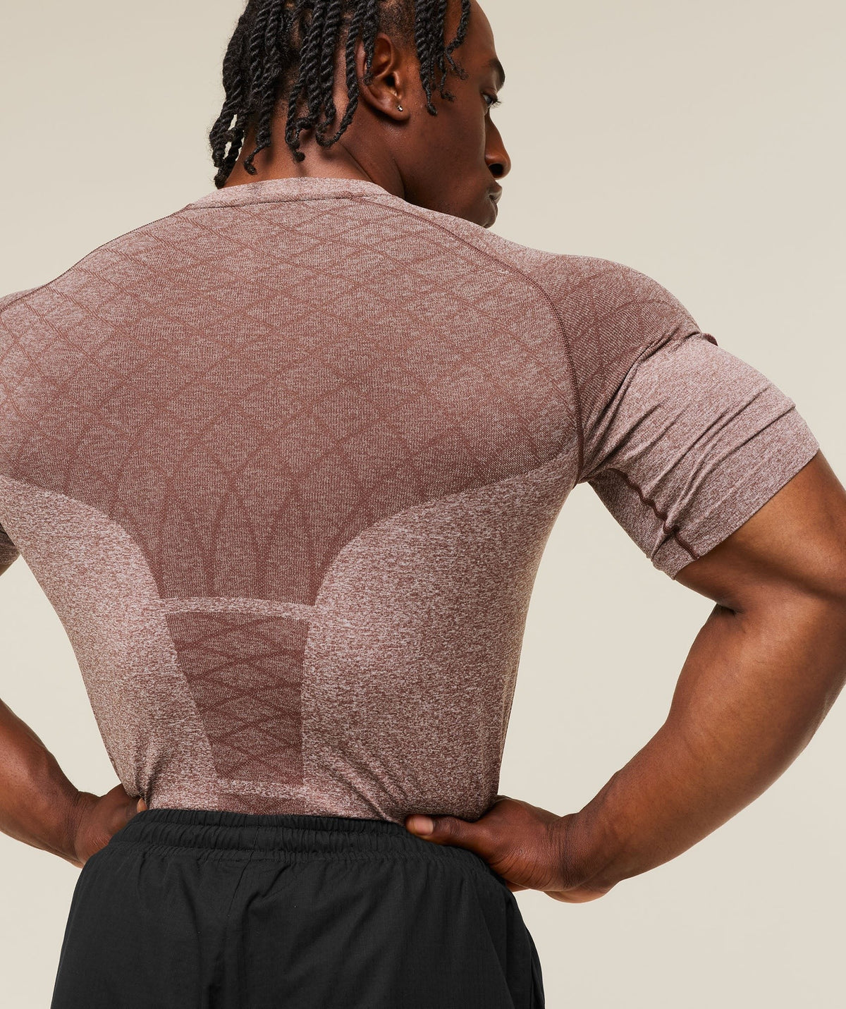 Gymshark Devant Seamless Tee - Espresso Brown
