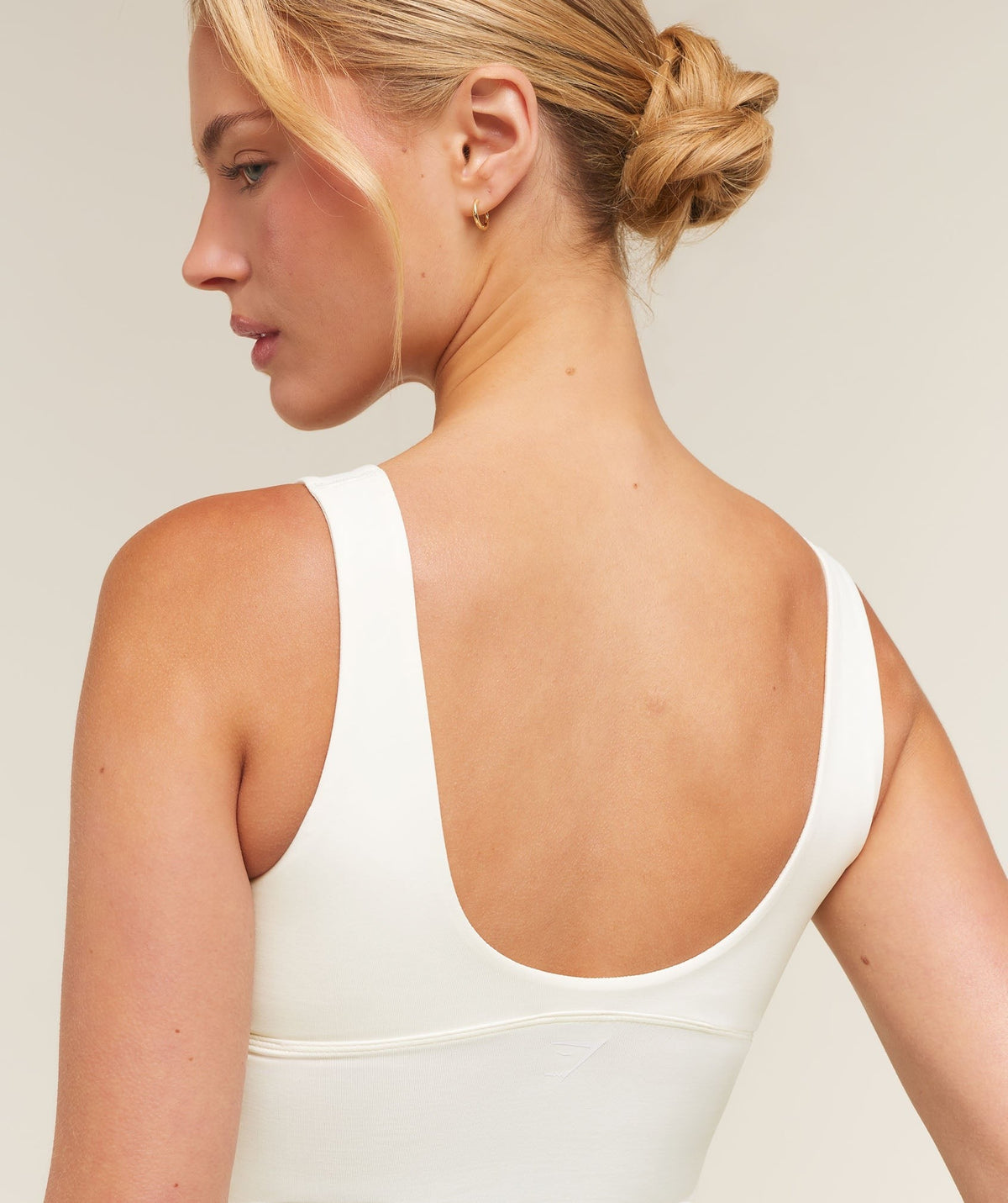 Gymshark Everyday Seamless Shelf Tank - Soft White