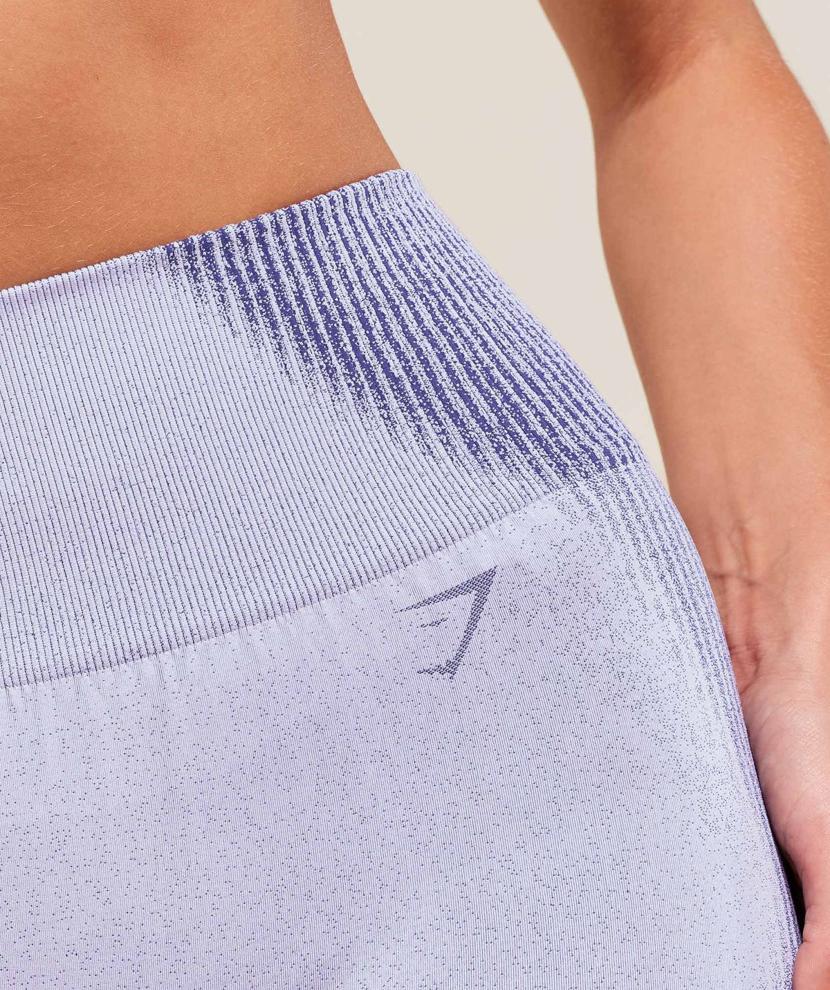 Gymshark Diffuse Seamless Shorts - Fresh Lilac/Cobalt Purple