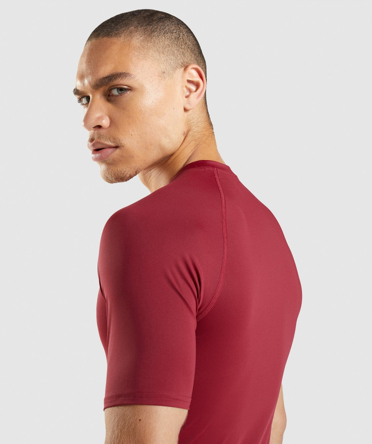 Gymshark Element Baselayer Tee - Burgundy