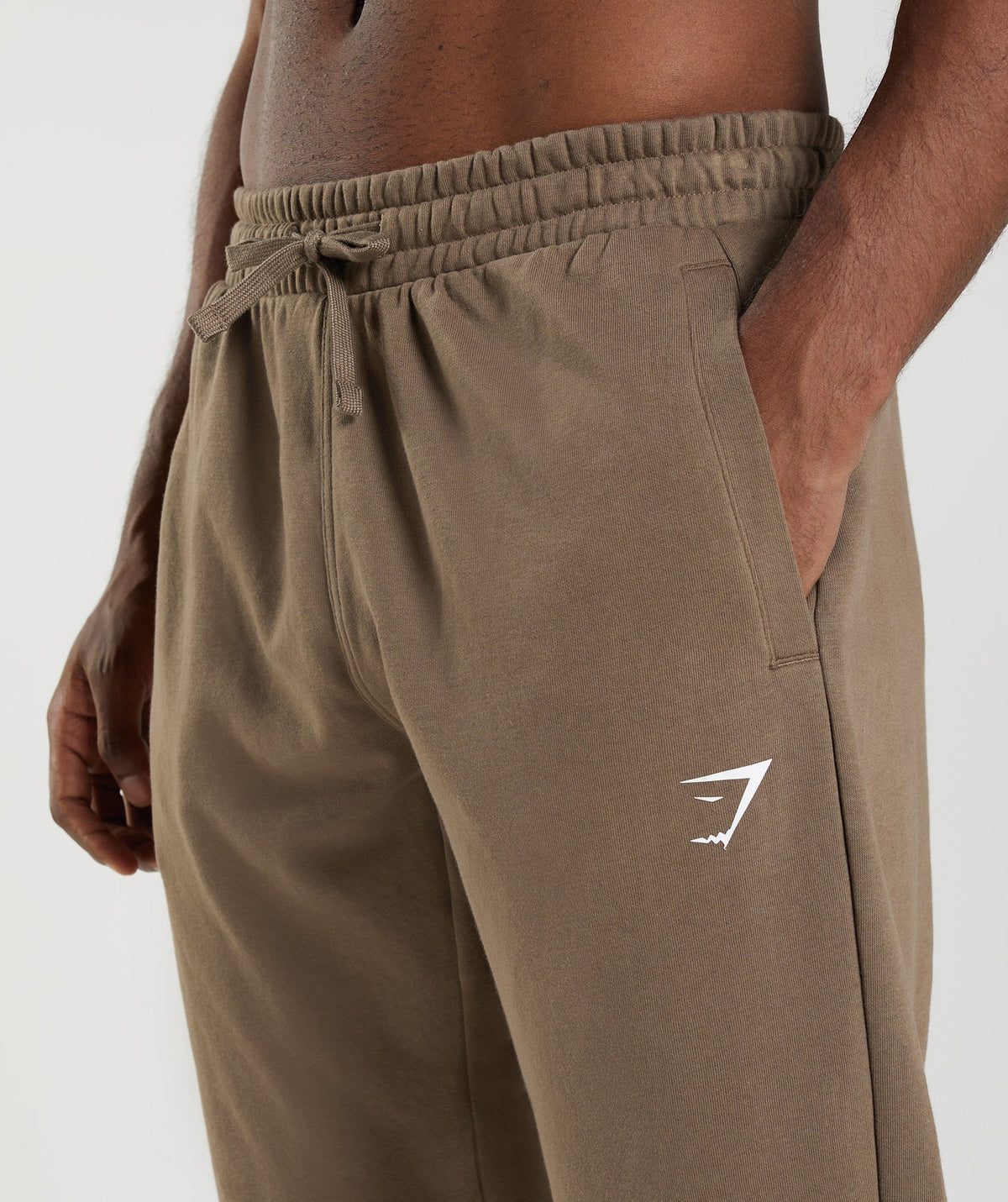 Gymshark Essential Oversized Joggers - Brown