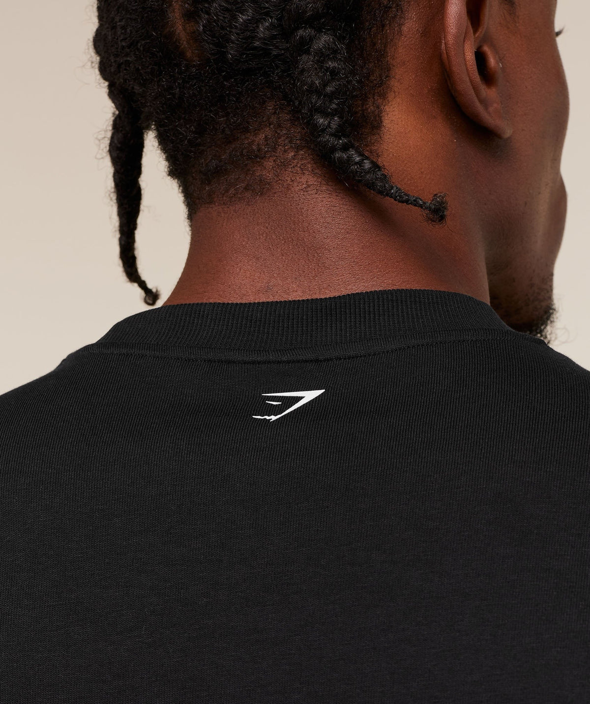 Gymshark Fade Graphic Long Sleeve Tee - Black