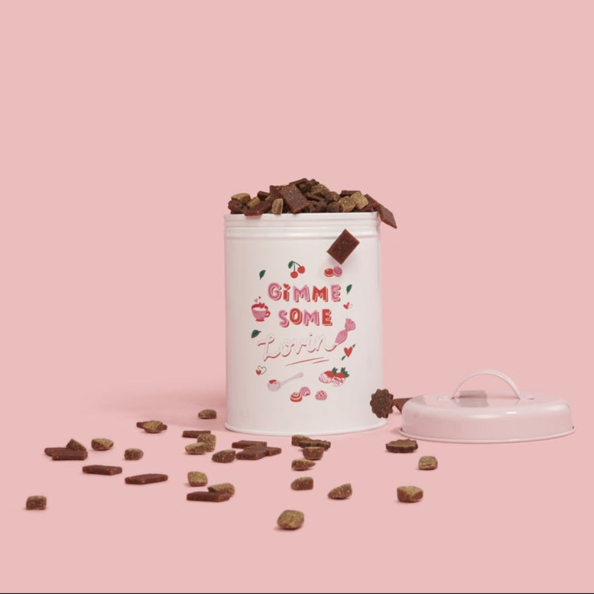Valentine's Day Dog Treat Jar