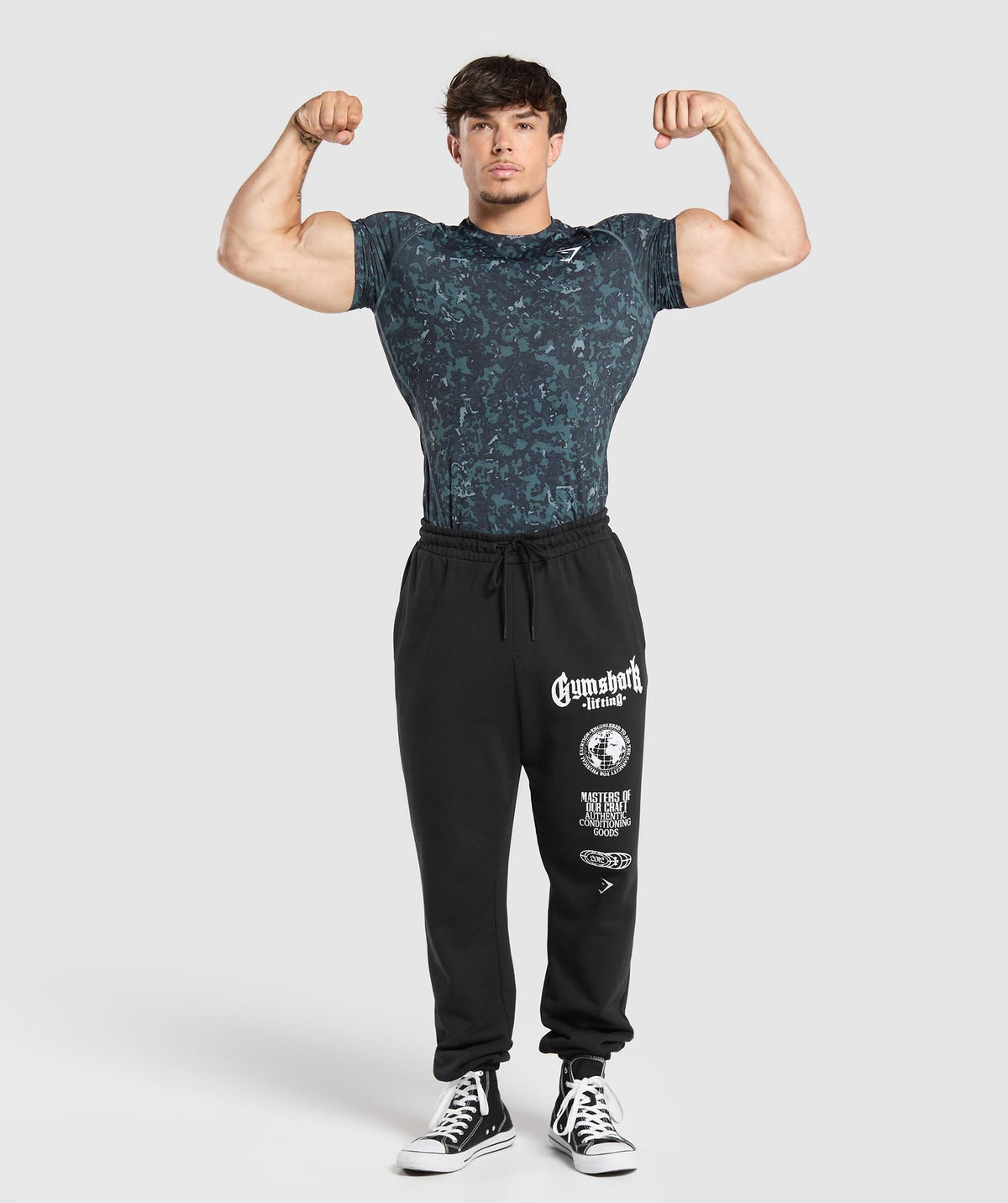 Gymshark Element Baselayer Tee - Titanium Blue