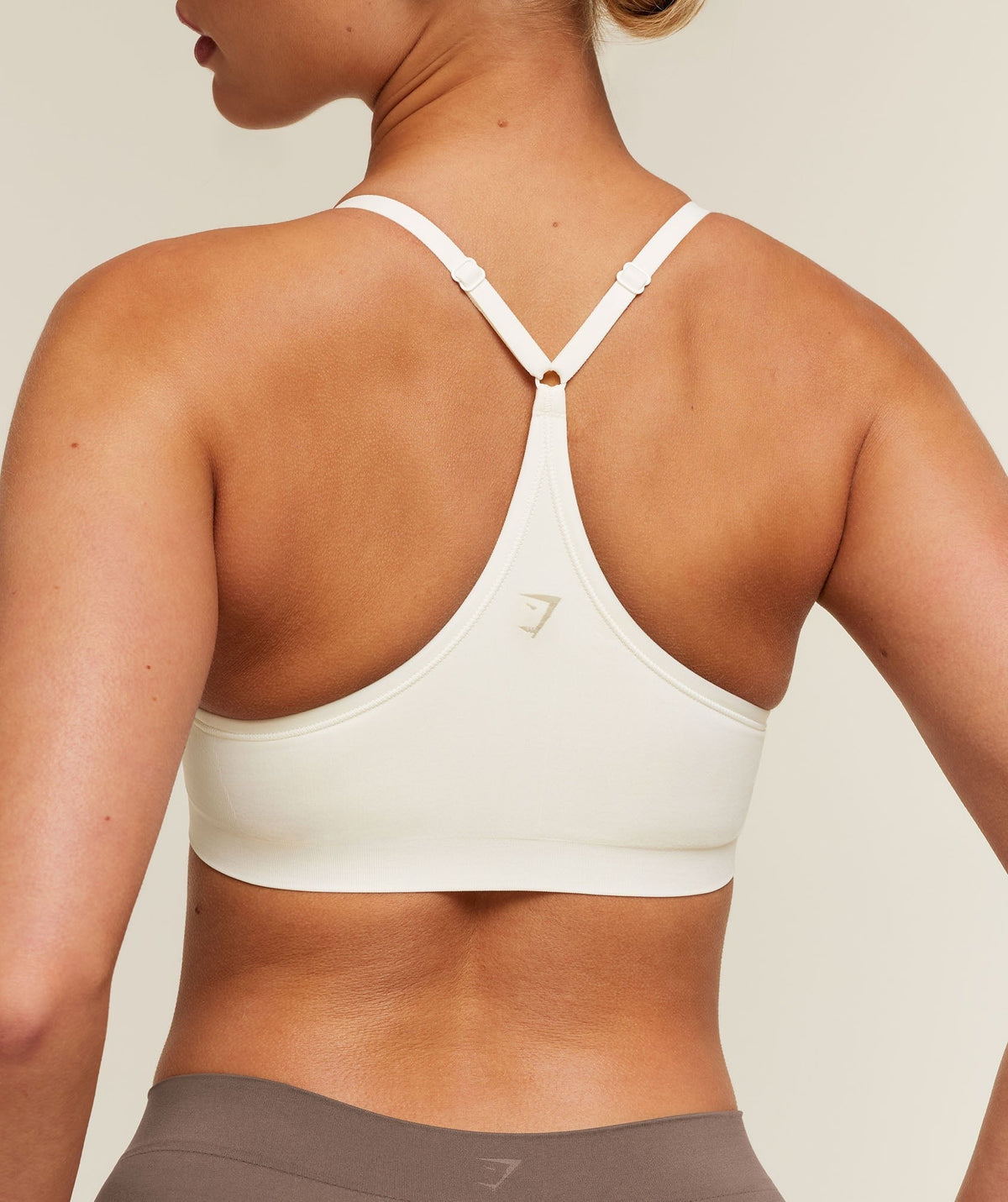 Gymshark FeatherFormTM Scoopneck Bralette - Soft White
