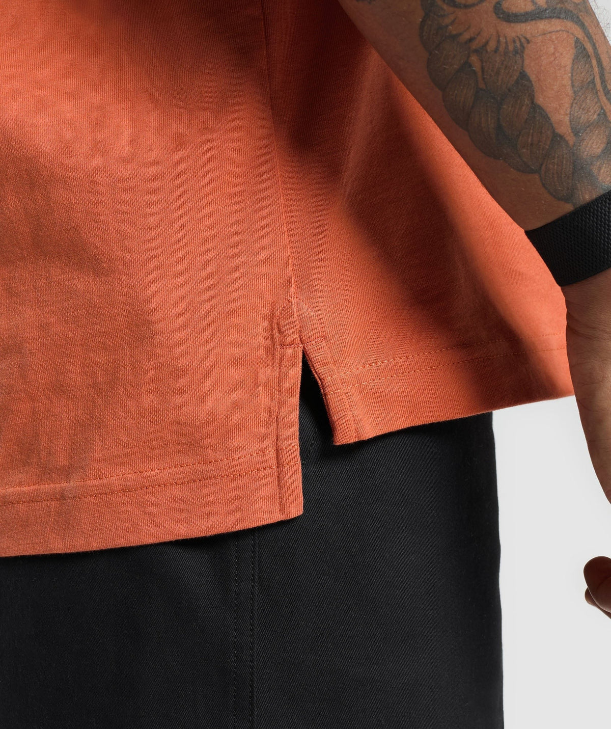 Gymshark Rest Day Essentials Tee - Muted Orange