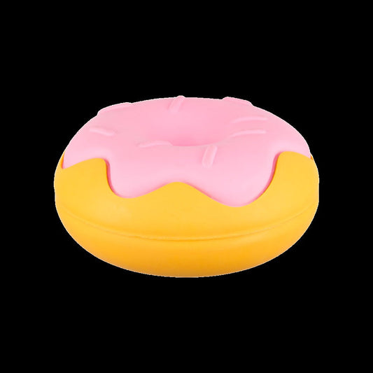 Dunkin'® Strawberry Donut Durable Super Chewer Dog Toy