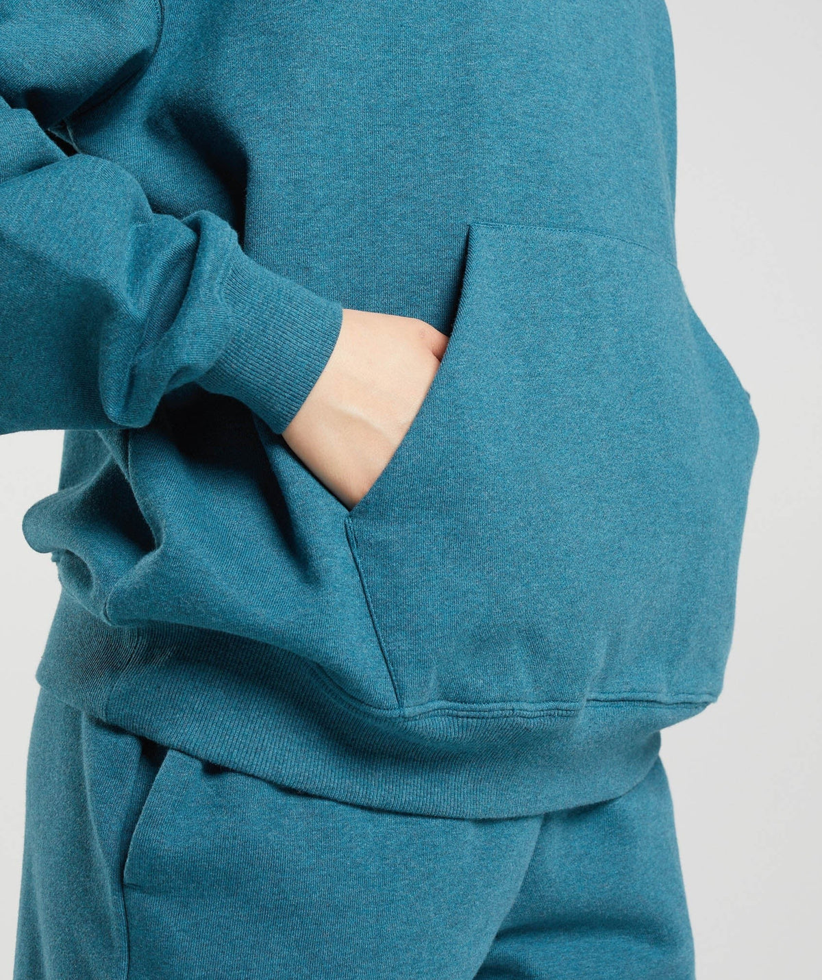 Gymshark Rest Day Sweats Hoodie - Bros Steel Blue Marl