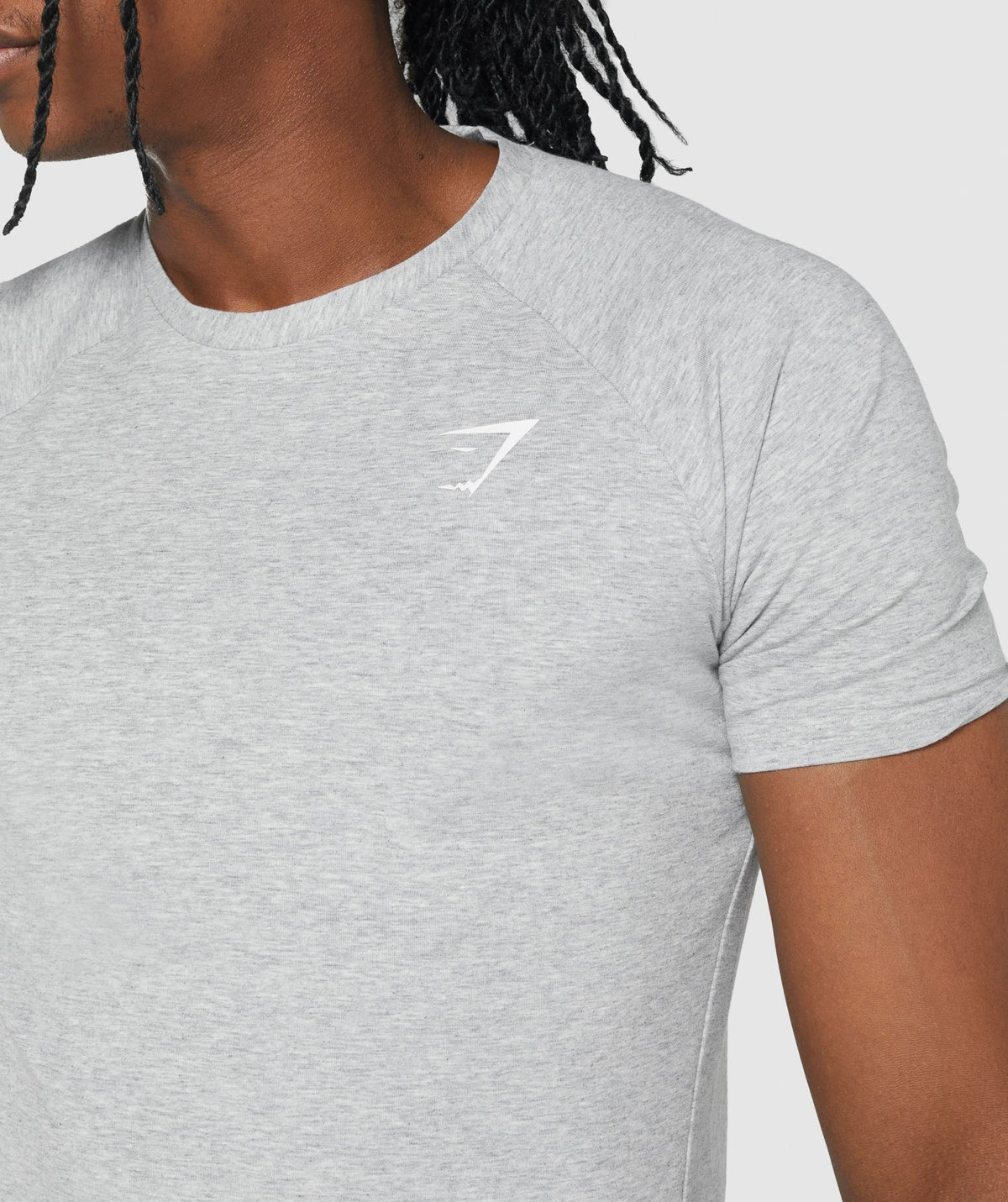 Gymshark Critical Tee - Light Grey Core Marl
