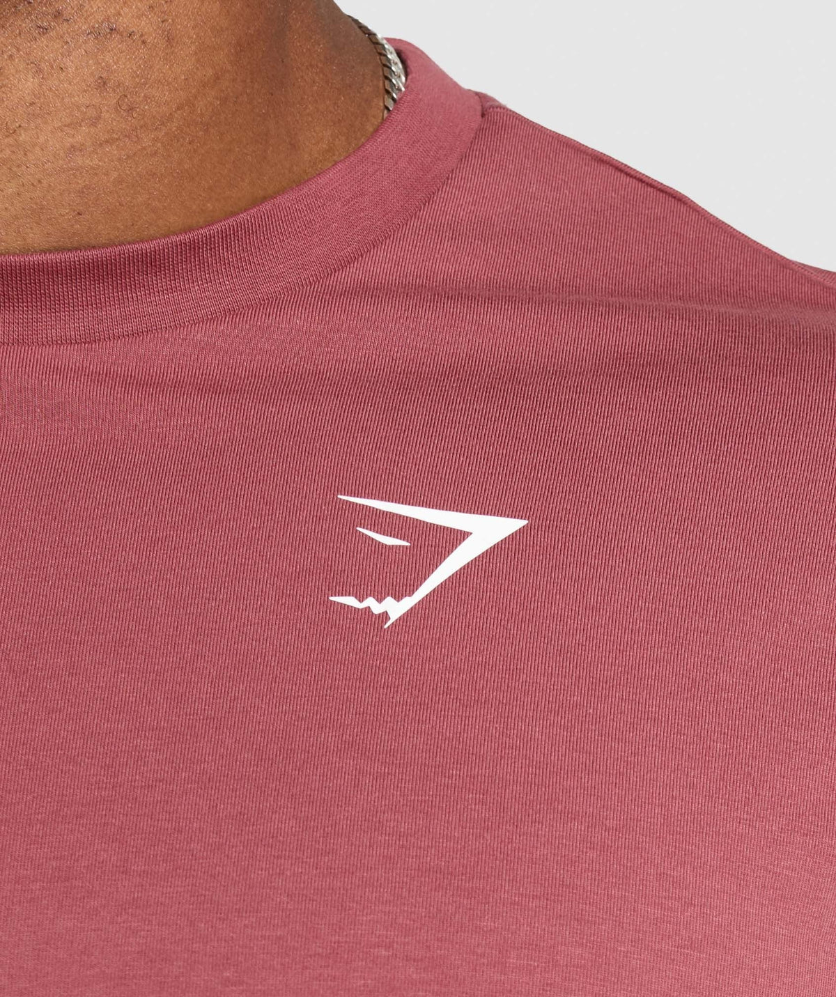 Gymshark Essential Short Sleeve Tee - Washed Berry Pink