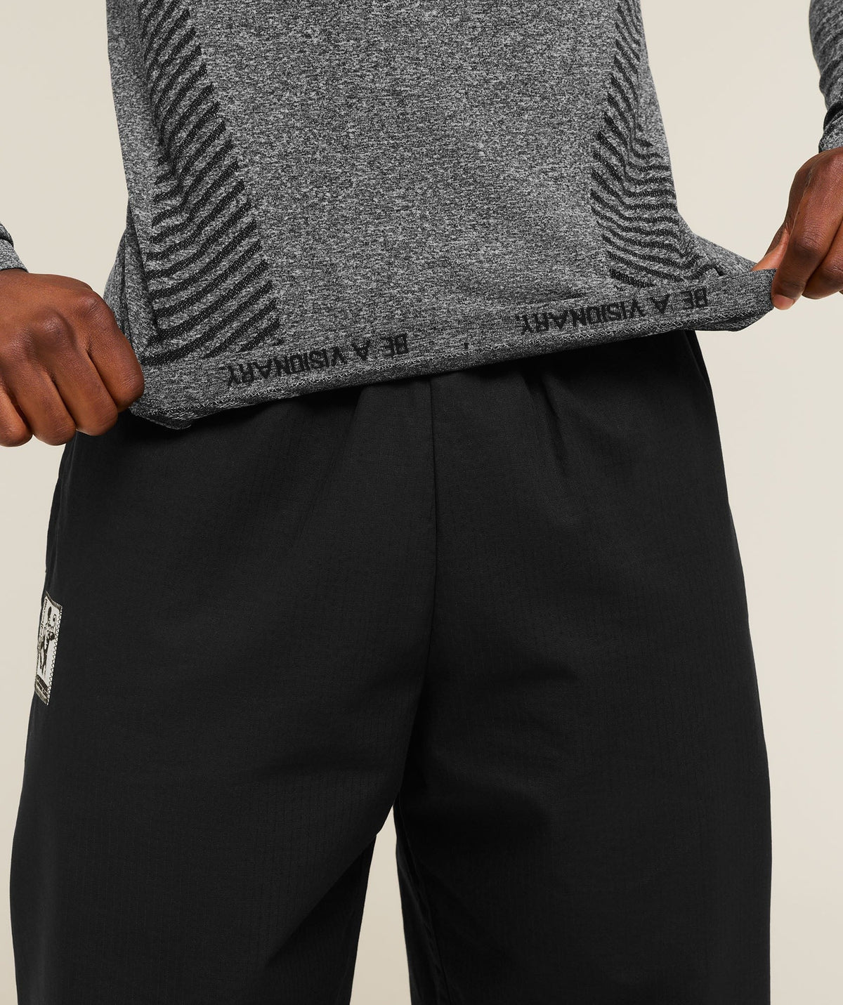 Gymshark Devant Seamless Long Sleeve Tee - Black