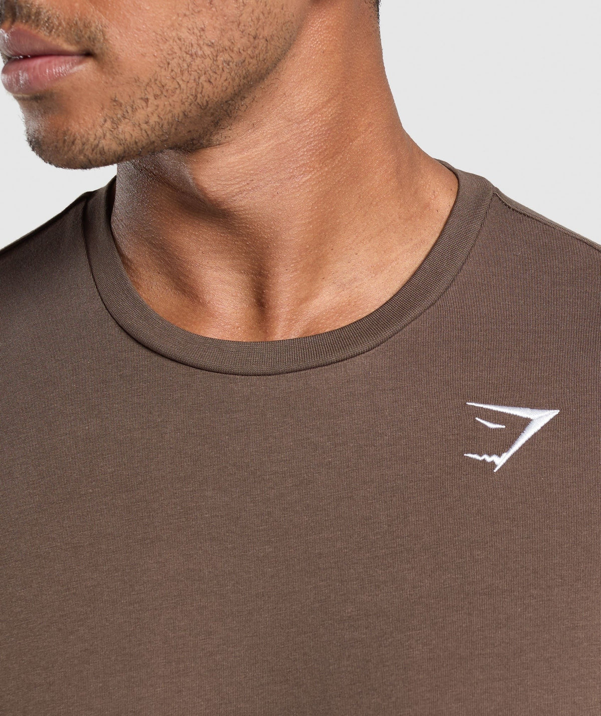 Gymshark Crest Tee - Walnut Brown