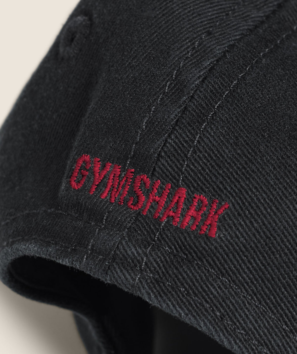 Gymshark Relaxed Cap - Black/Carmine Red