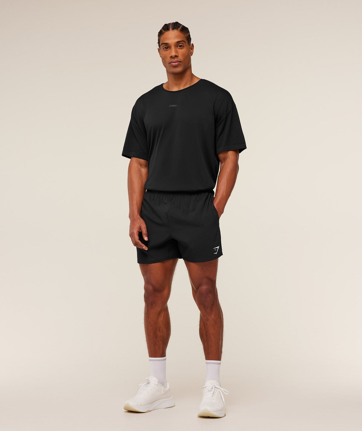 Gymshark Distance Seamless Tee - Black