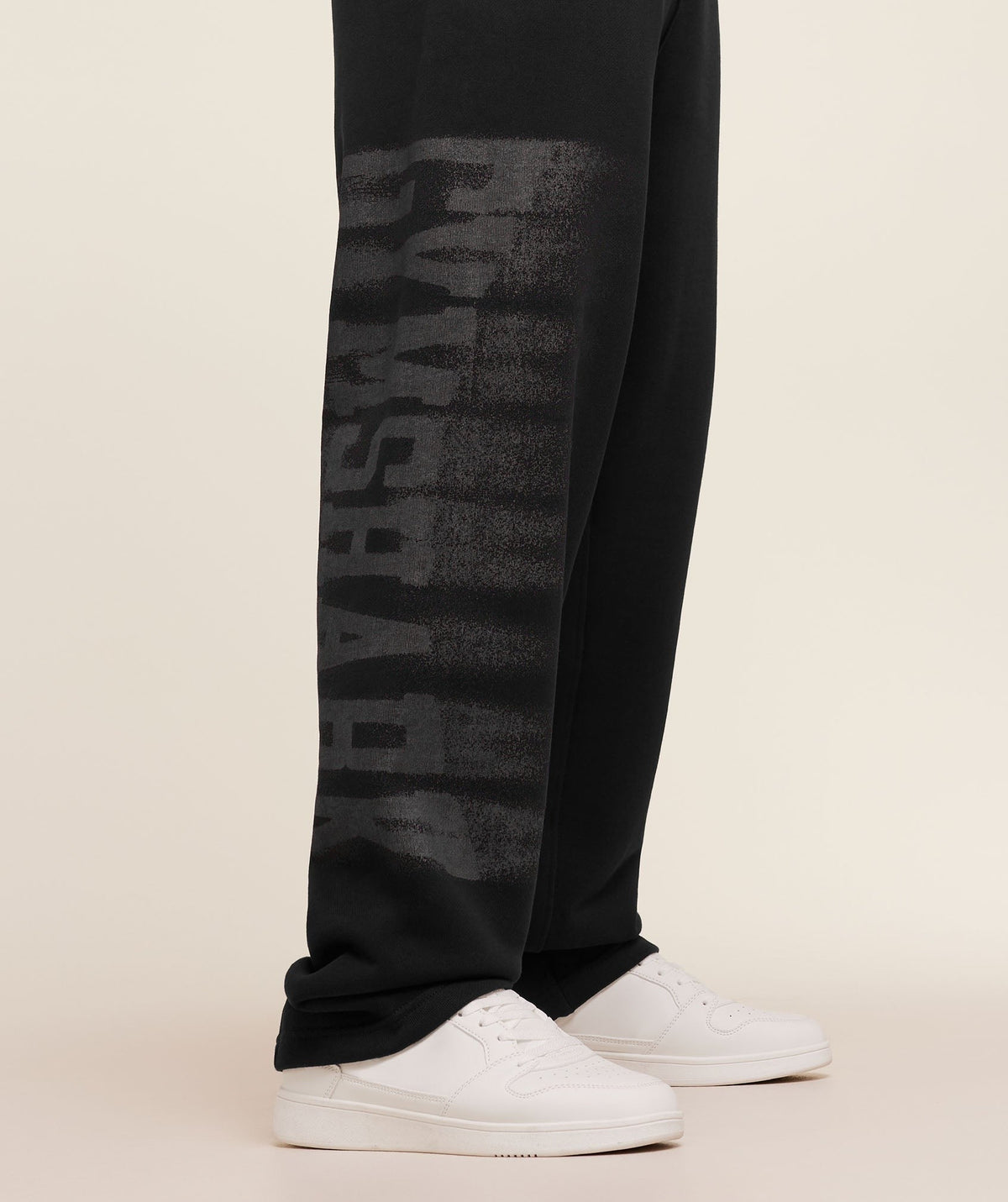 Gymshark Fade Graphic Straight Leg Pant - Black