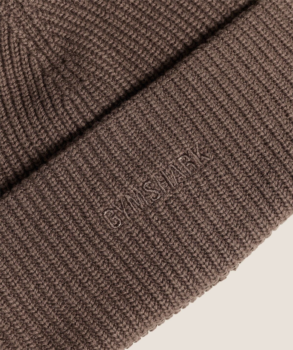 Gymshark Deep Knit Beanie - Walnut Brown