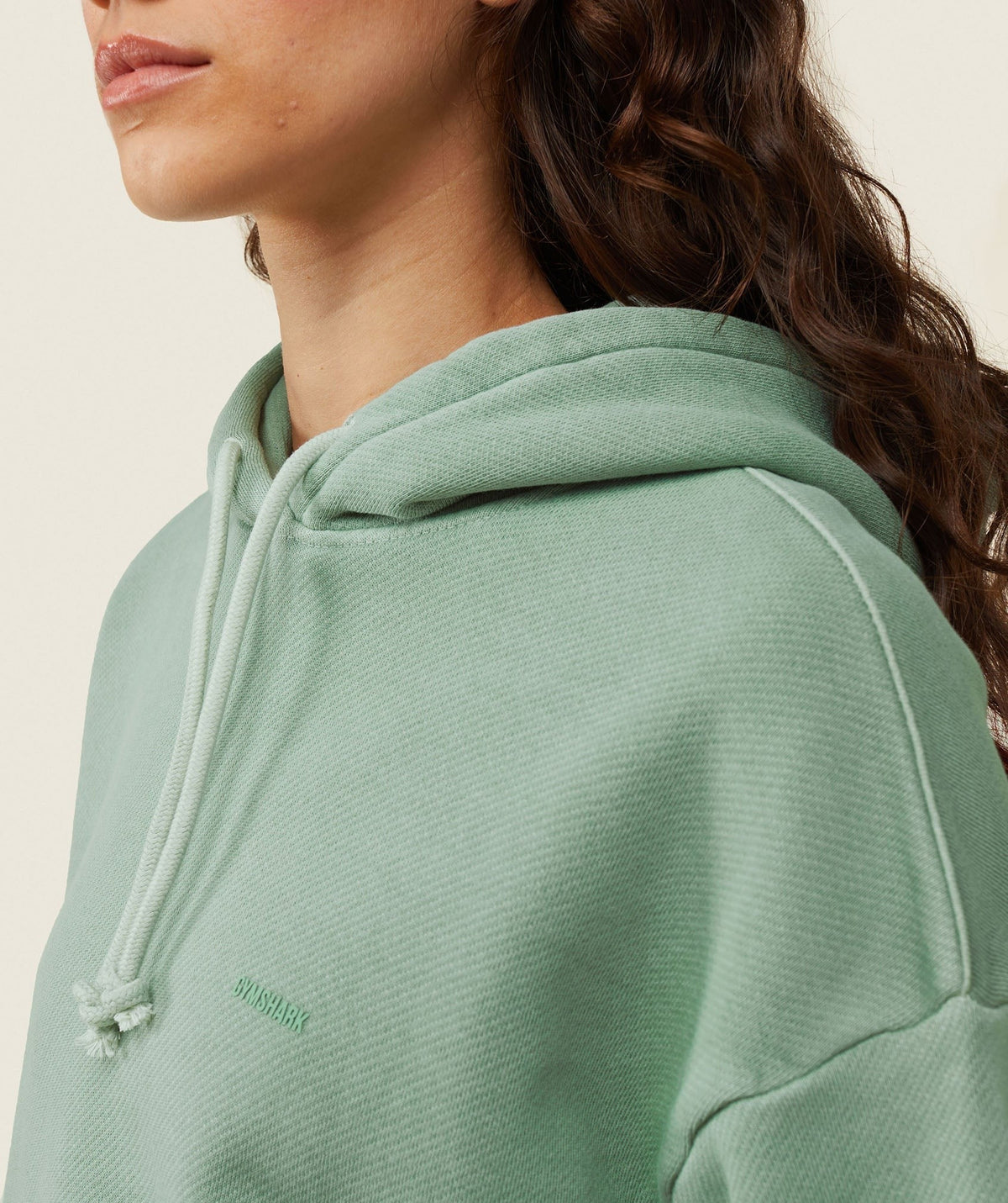 Gymshark Comfort Oversized Hoodie - Dollar Green/Pigment Garment Dye + Wash