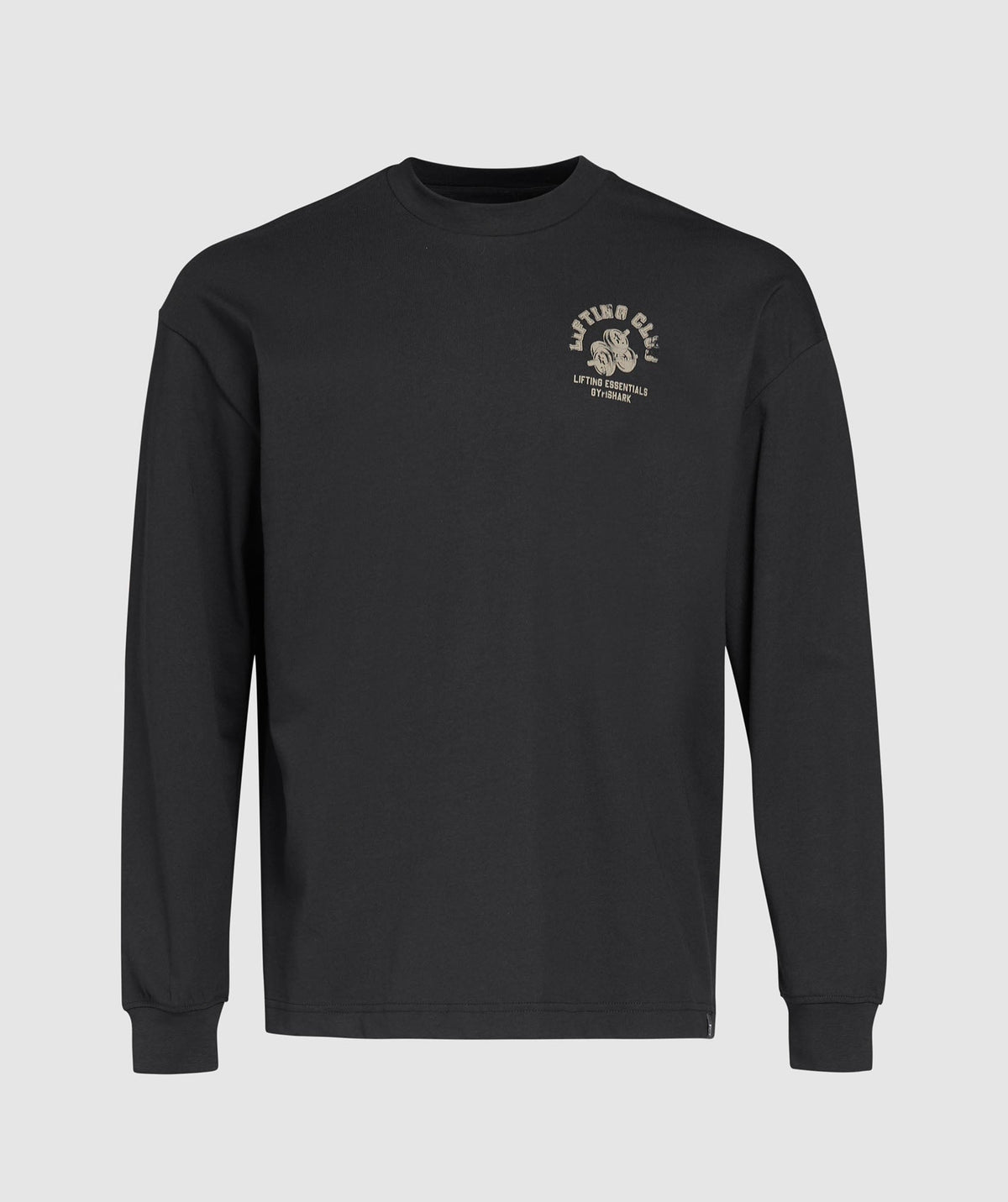 Gymshark Dumbbells Long Sleeve Tee. - Black
