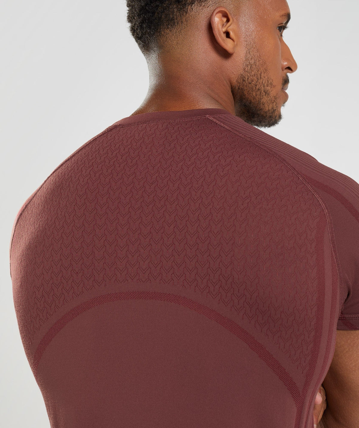 Gymshark 315 Seamless Tee - Cherry Brown
