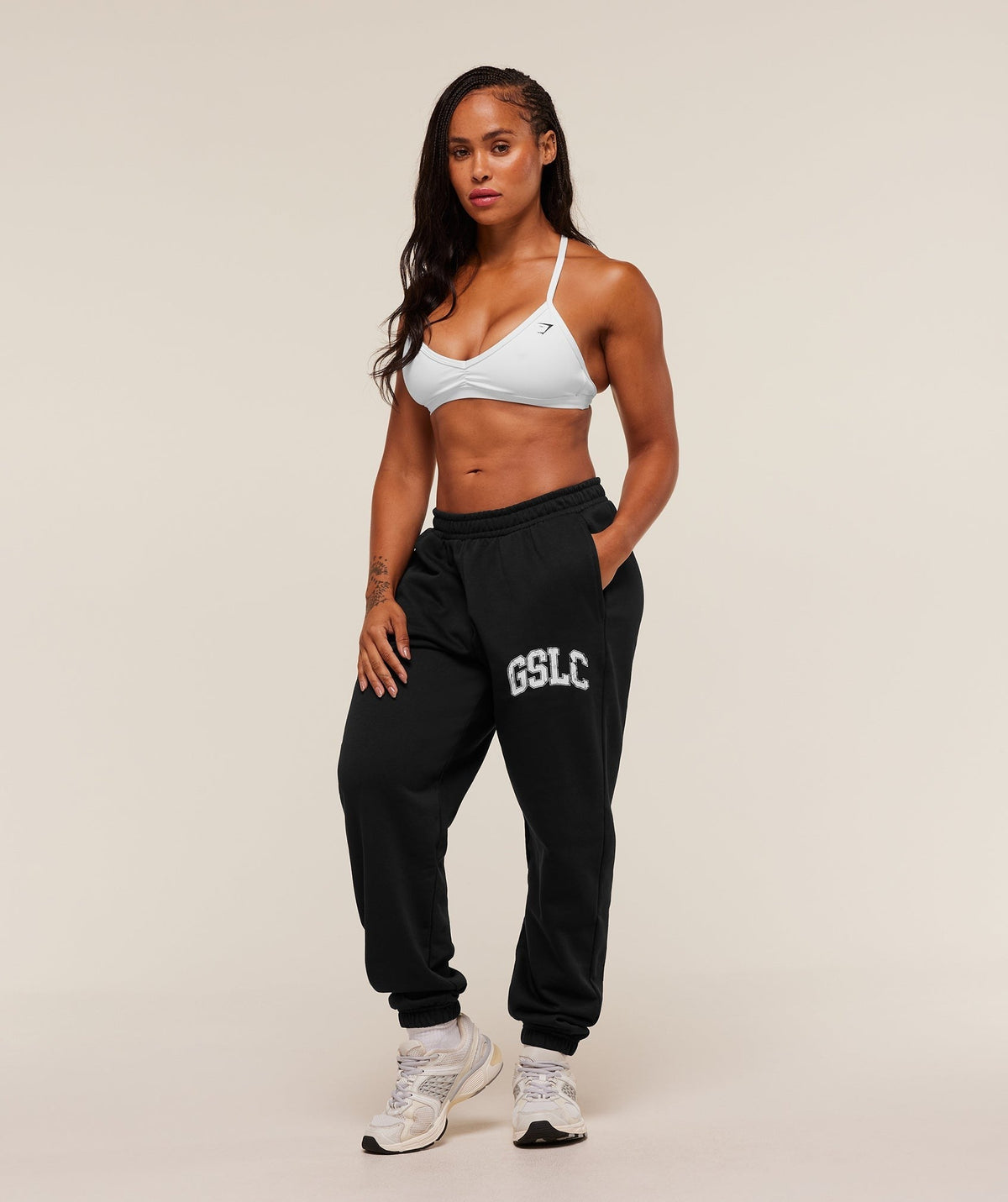 Gymshark GSLC Lifting Club Cuffed Joggers - Black