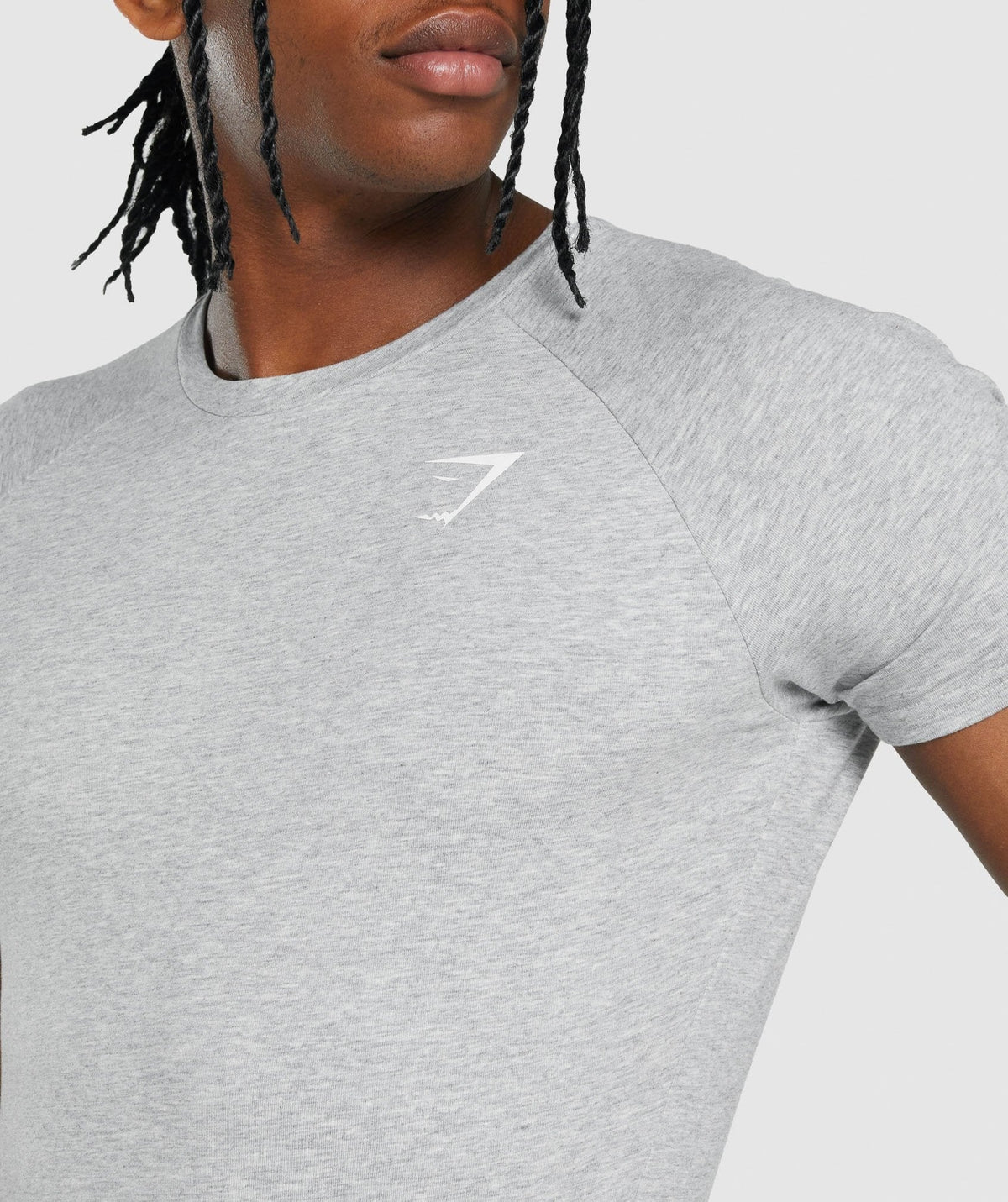 Gymshark Critical 2.0 Tee - Light Grey Marl