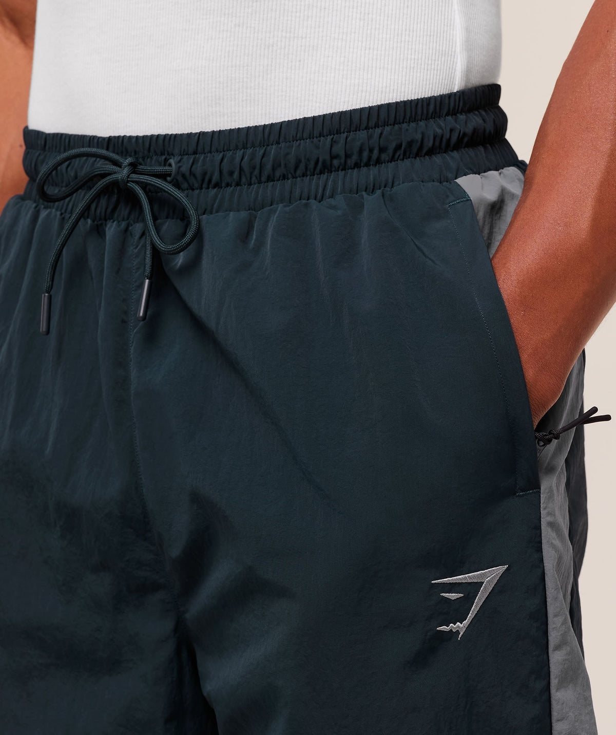 Gymshark Retro Track Pant - Deep Petrol Blue/Iron Blue/Denim Grey