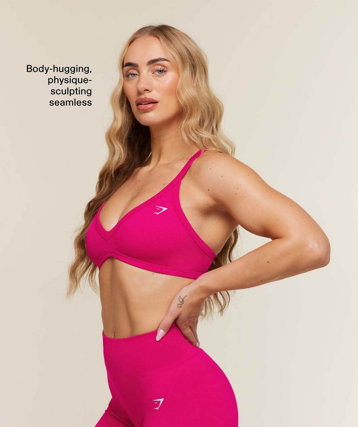 Gymshark Adapt Solid Sports Bra - Performance Pink