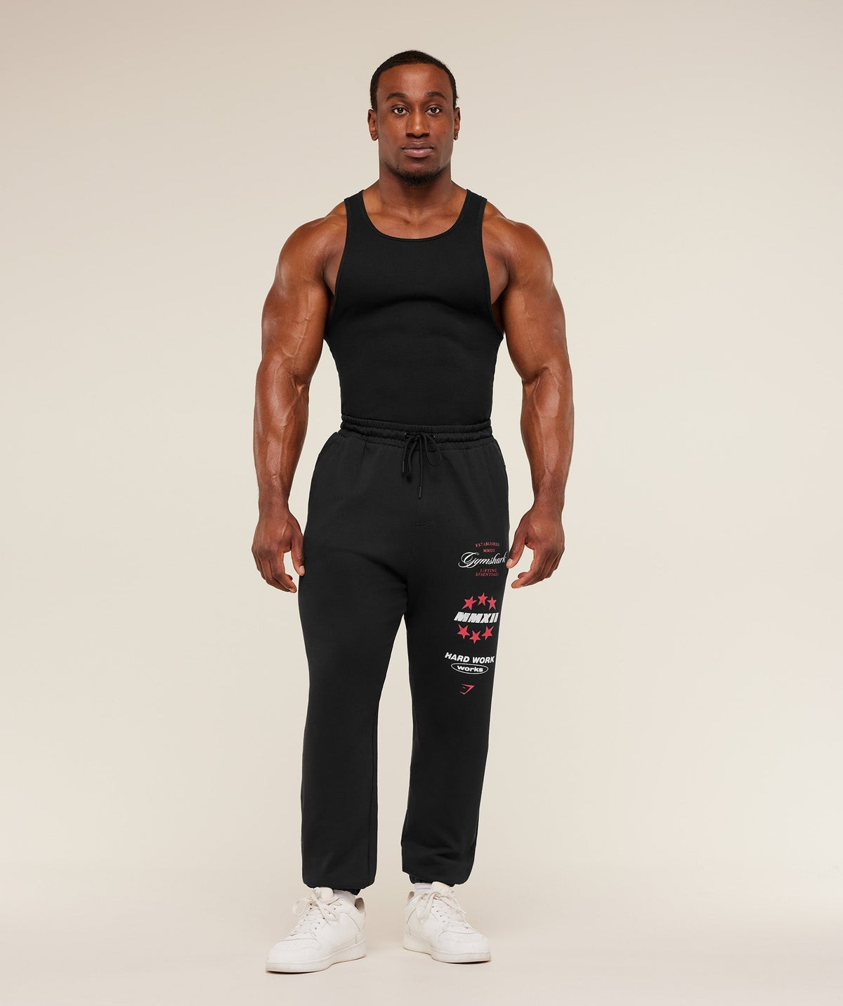 Gymshark Global Lifting Graphic Pants - Black
