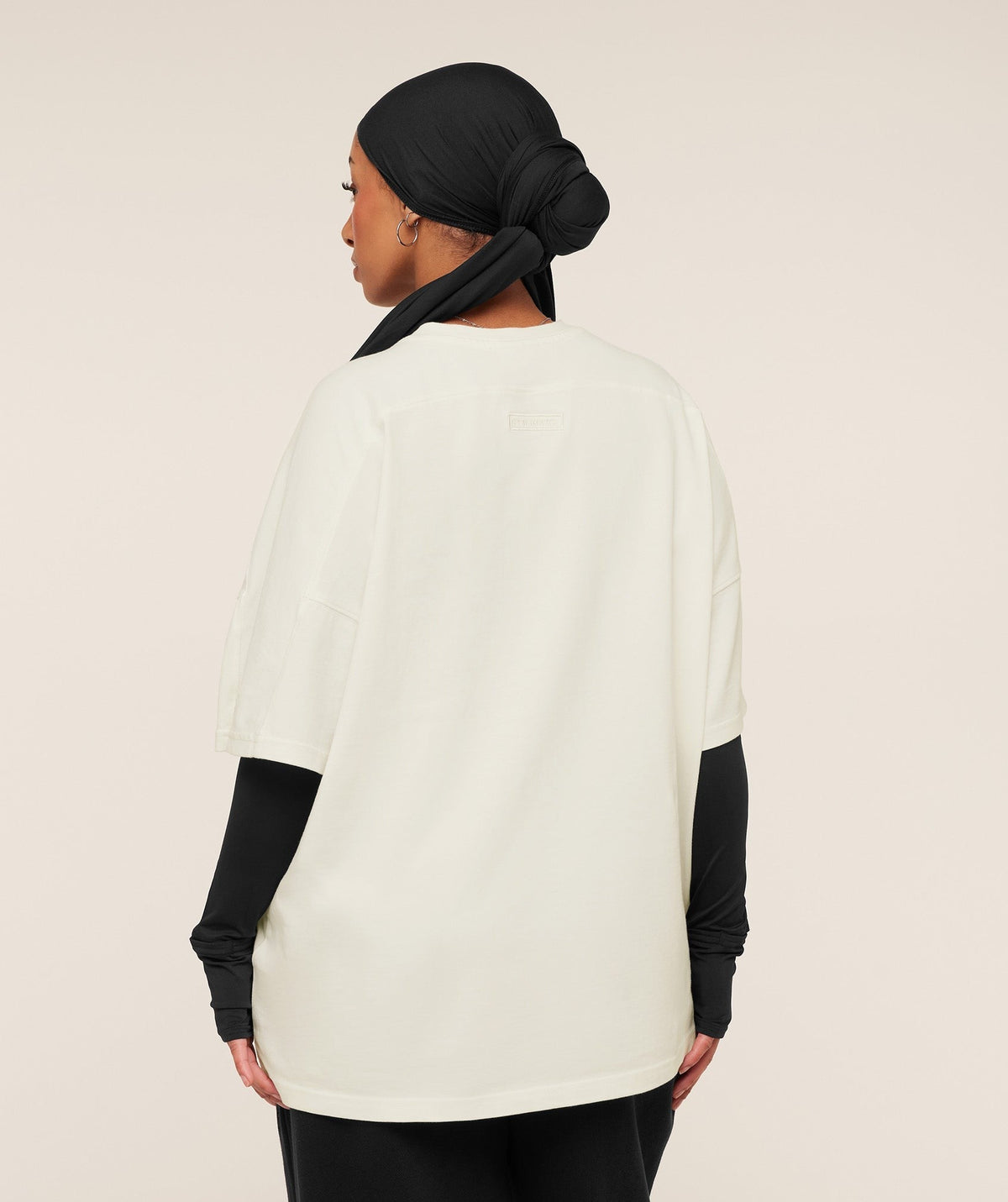 Gymshark Pump Cover Top - Soft White/Wash