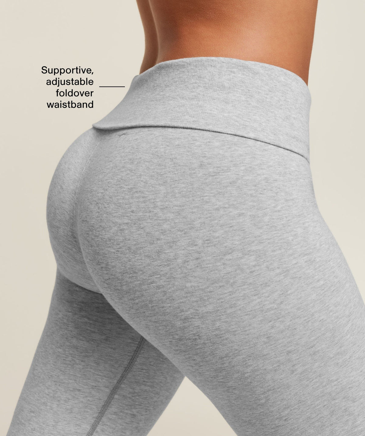Gymshark CottonMoveTM Flared Leggings - Soft Grey Marl