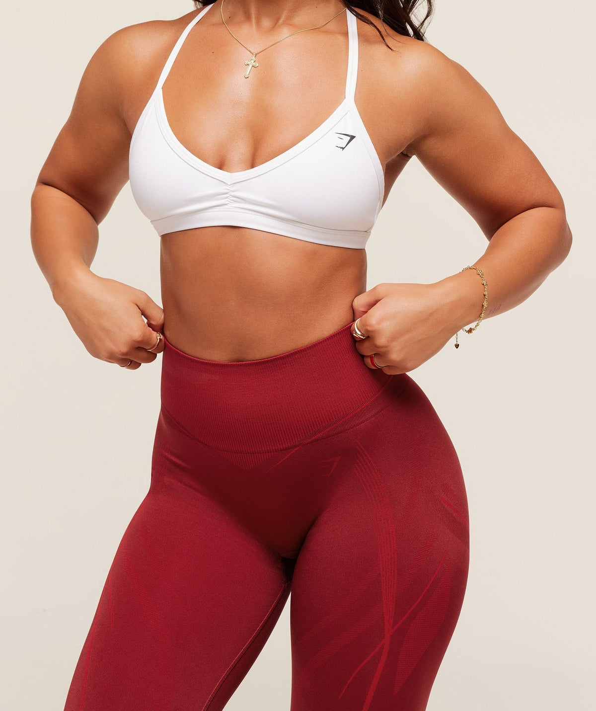 Gymshark x Analis Seamless Legging - Reps Red/Carmine Red