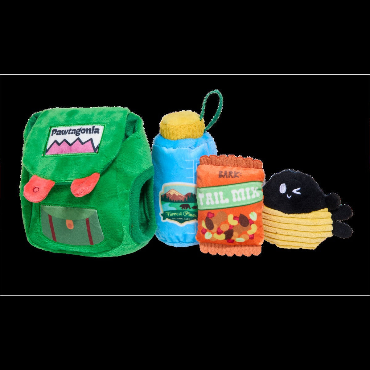 PNW Barkpack Plush Multi-Part + Enrichment Dog Toy