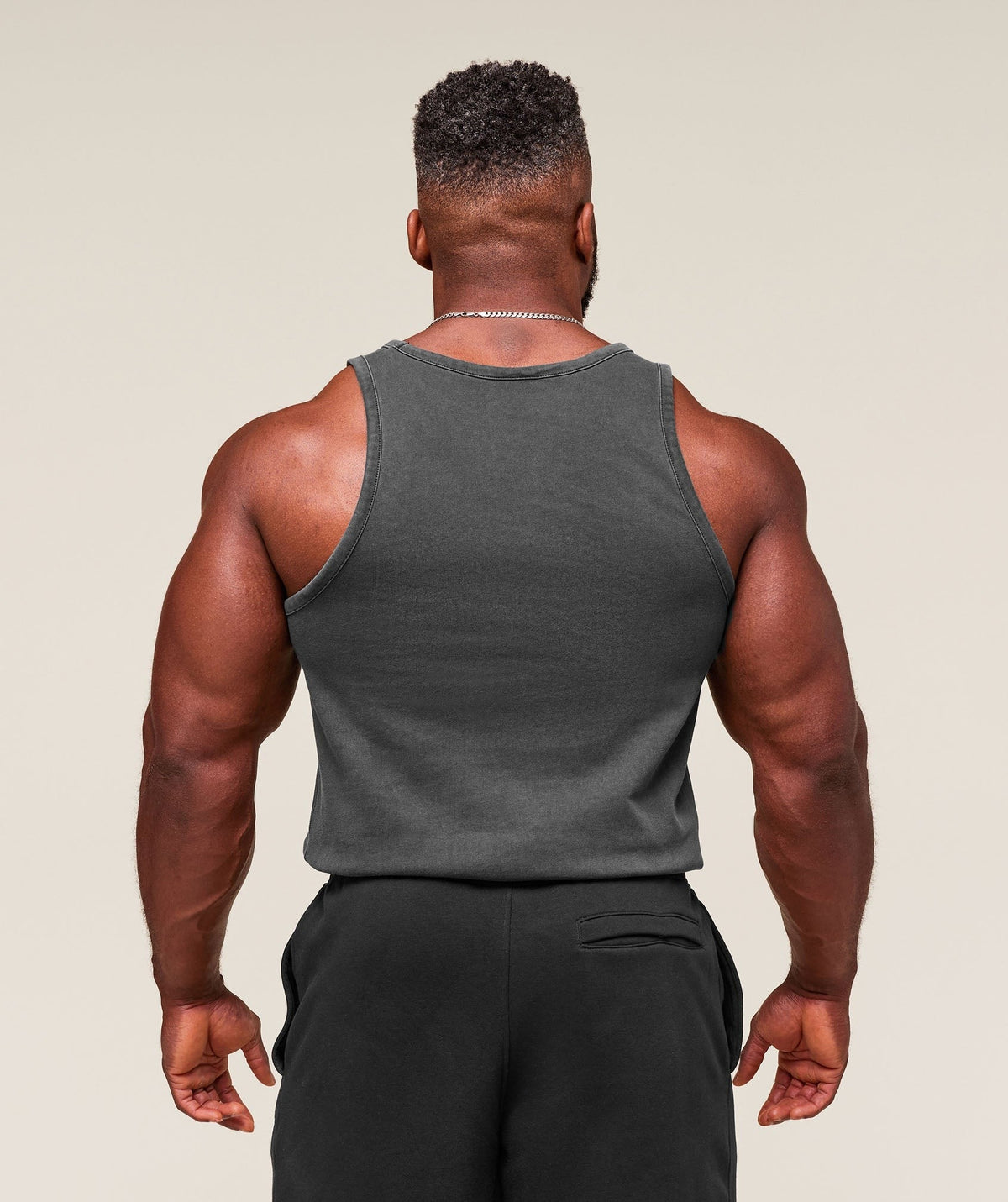 Gymshark Premium Legacy Tank - Black/Pigment Dye