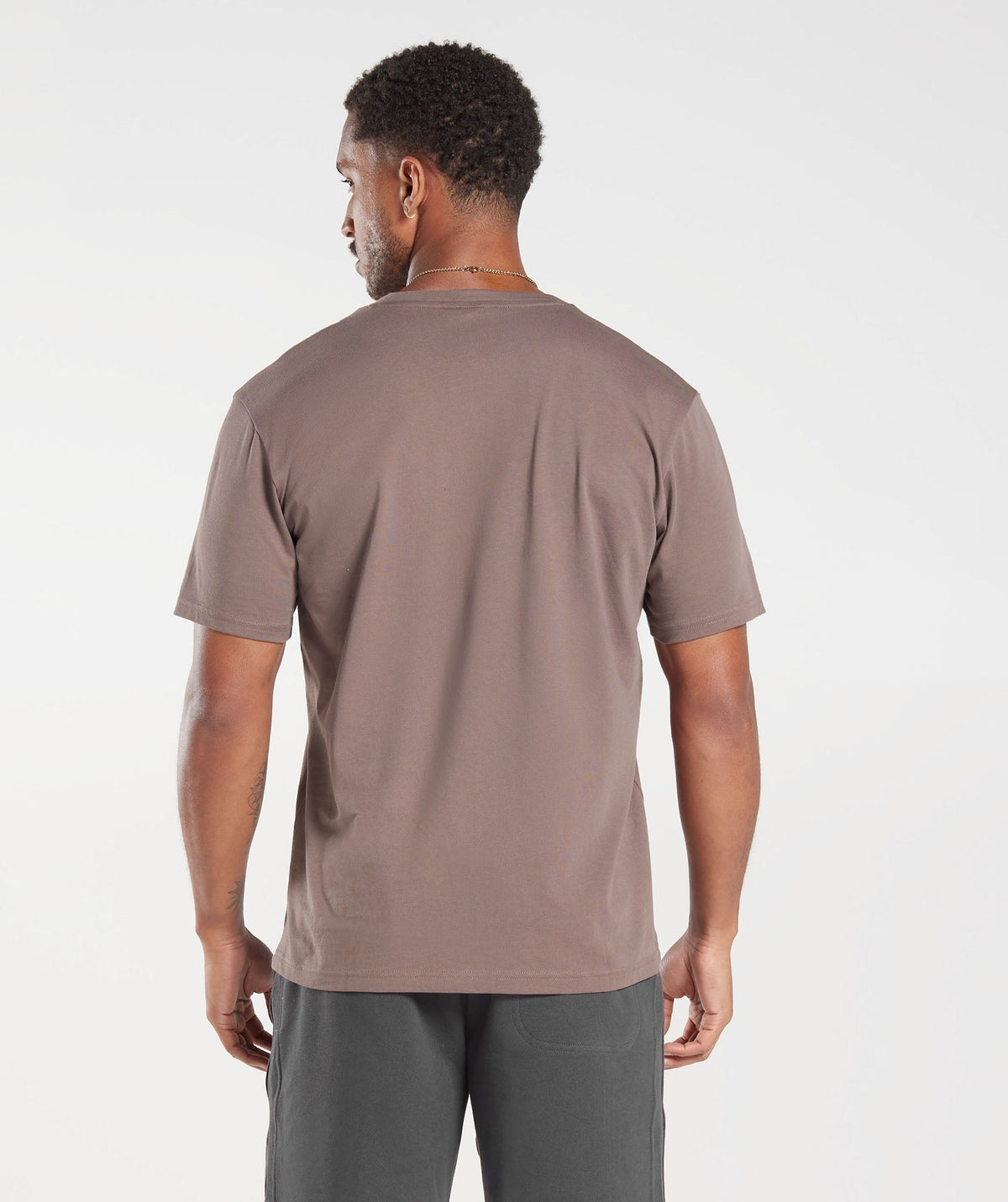 Gymshark Crest Tee - Brown