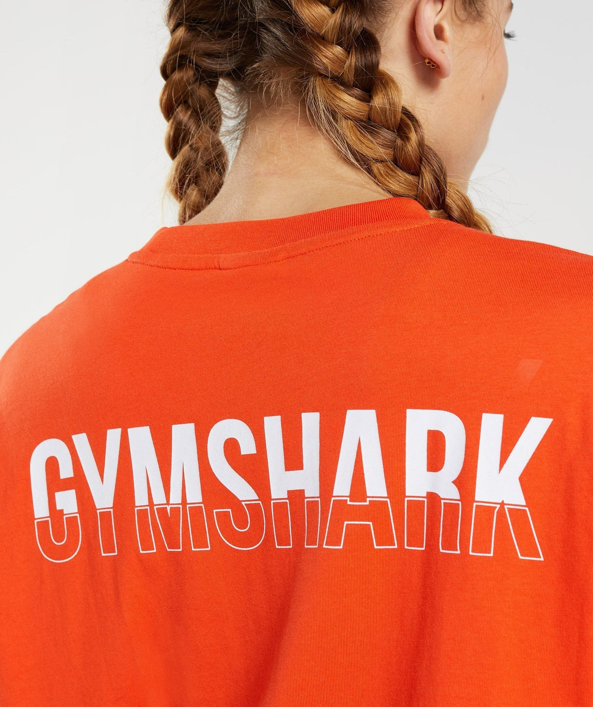 Gymshark Fraction Oversized Tee - Red
