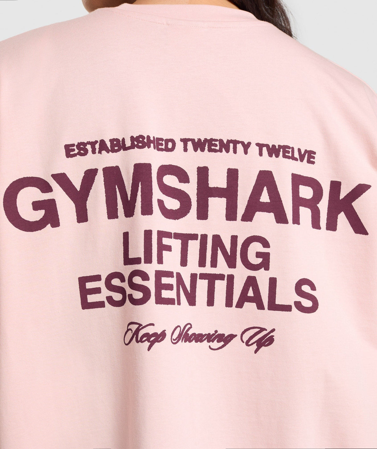 Gymshark EST 2012 Graphic Tee - Lift Pink