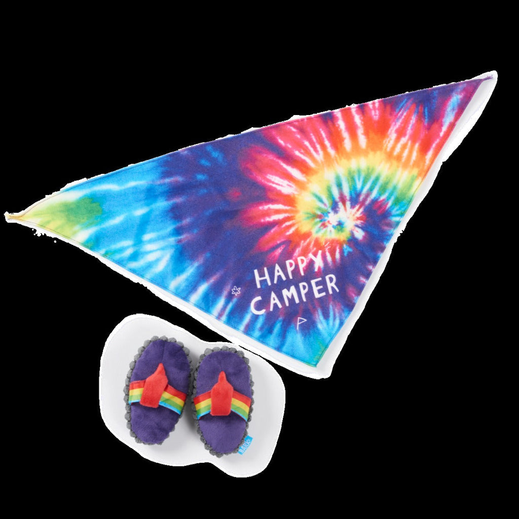 Bandana-Rama Yip Flops & Bandana Plush Multi-Part Dog Toy