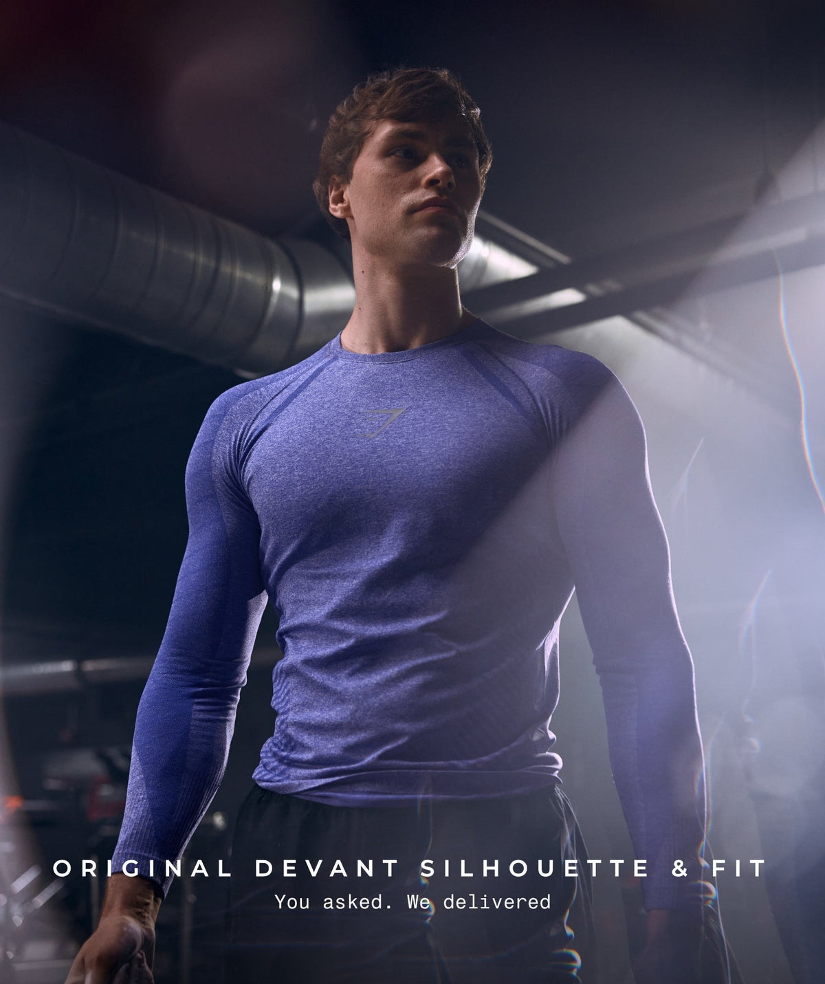 Gymshark Devant Seamless Long Sleeve Tee - Amethist