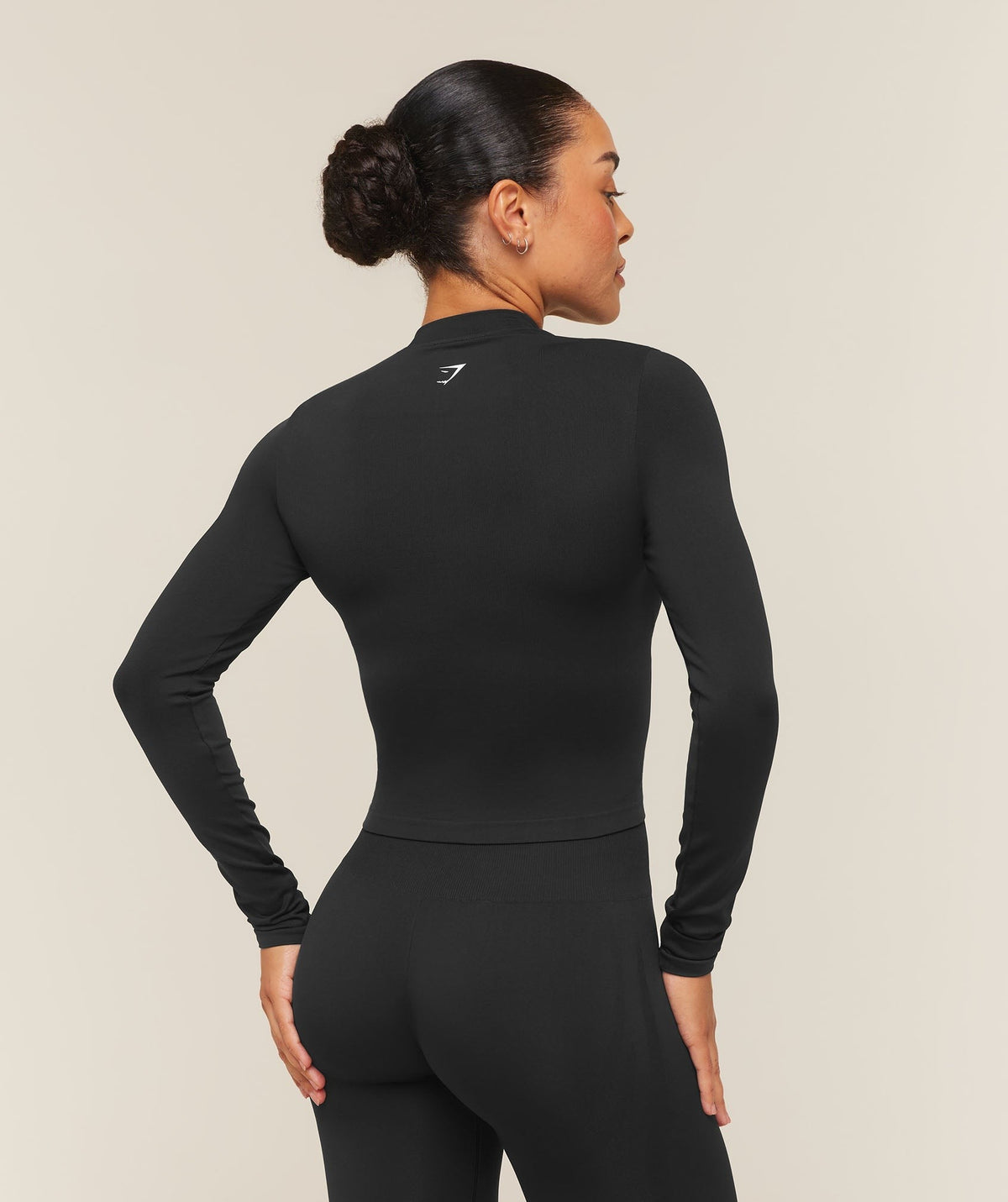 Gymshark Everyday Seamless Zip Tracktop - Black