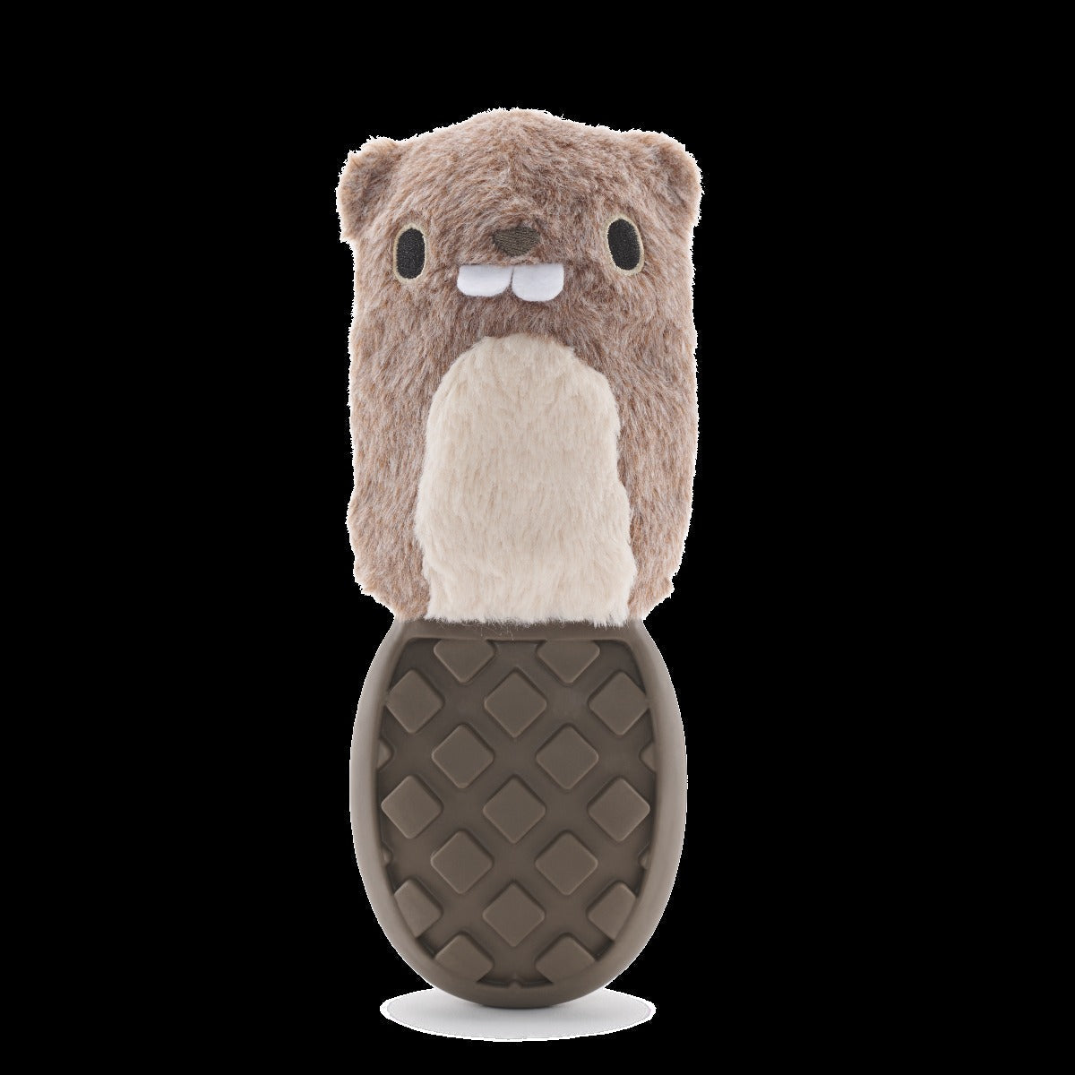 P.B. Beaver Durable Super Chewer 2-in-1 Rip and Reveal Dog Toy