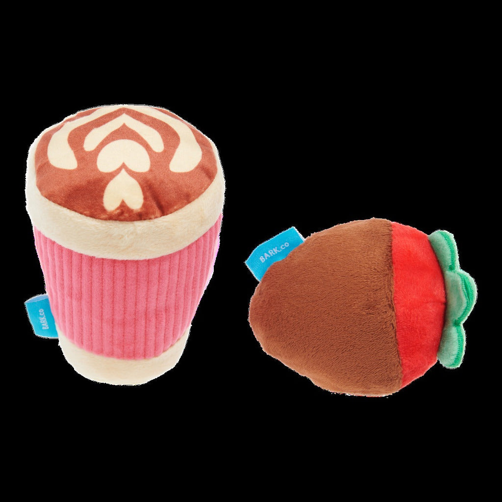 French Kiss Coffee Kit Plush Multi-Part Dog Toy