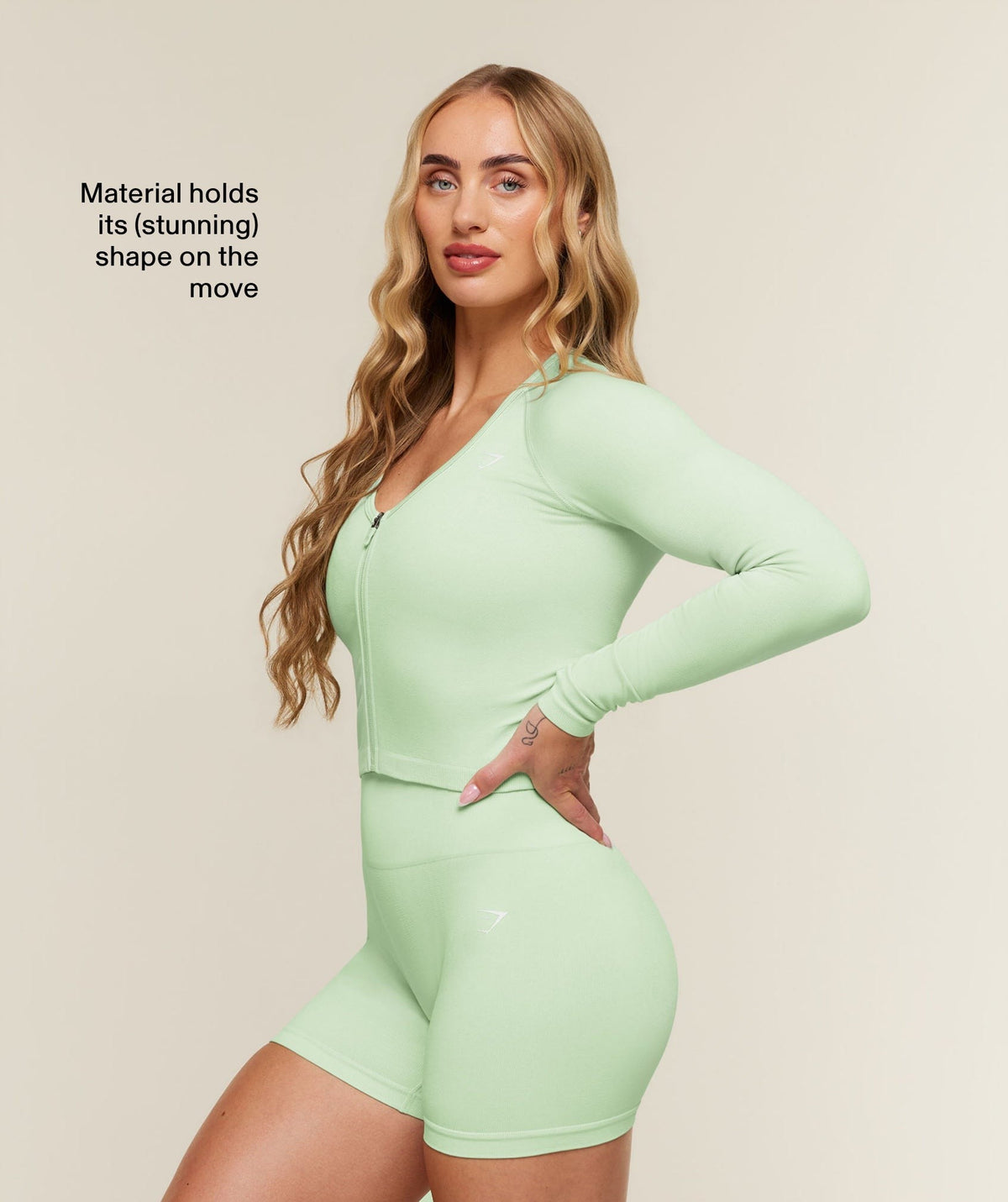 Gymshark Adapt Solid Jacket - Sprint Green
