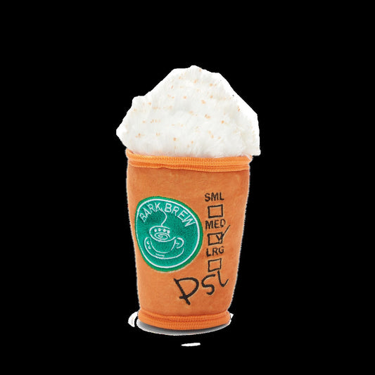 Puggin Spice Latte Plush Dog Toy