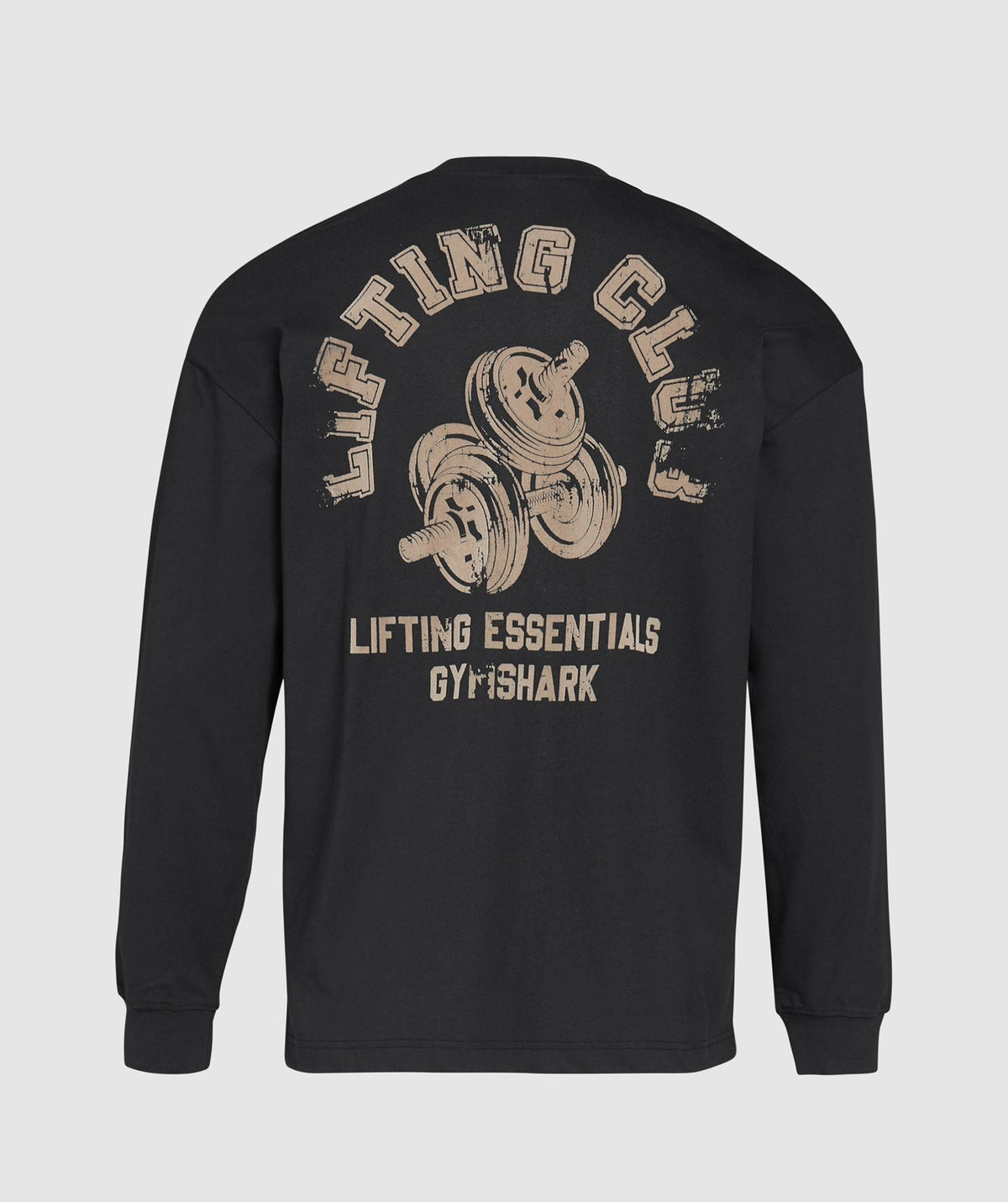 Gymshark Dumbbells Long Sleeve Tee. - Black