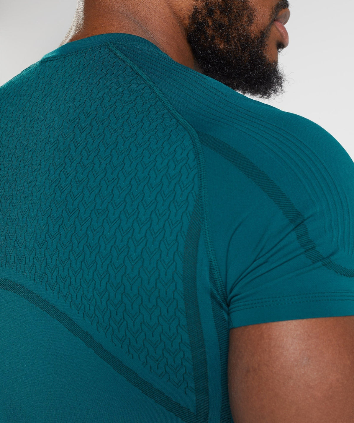 Gymshark 315 Seamless Tee - Winter Teal/Black