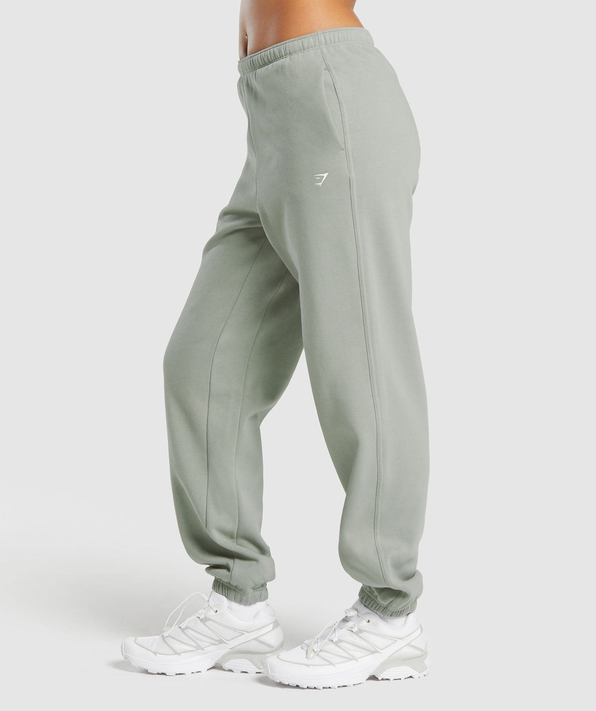 Gymshark Fleece Jogger - Stone Grey