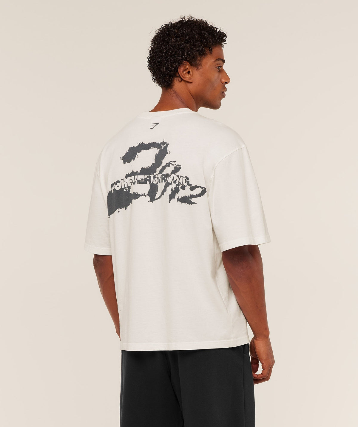 Gymshark Forever Striving Tee - Soft White