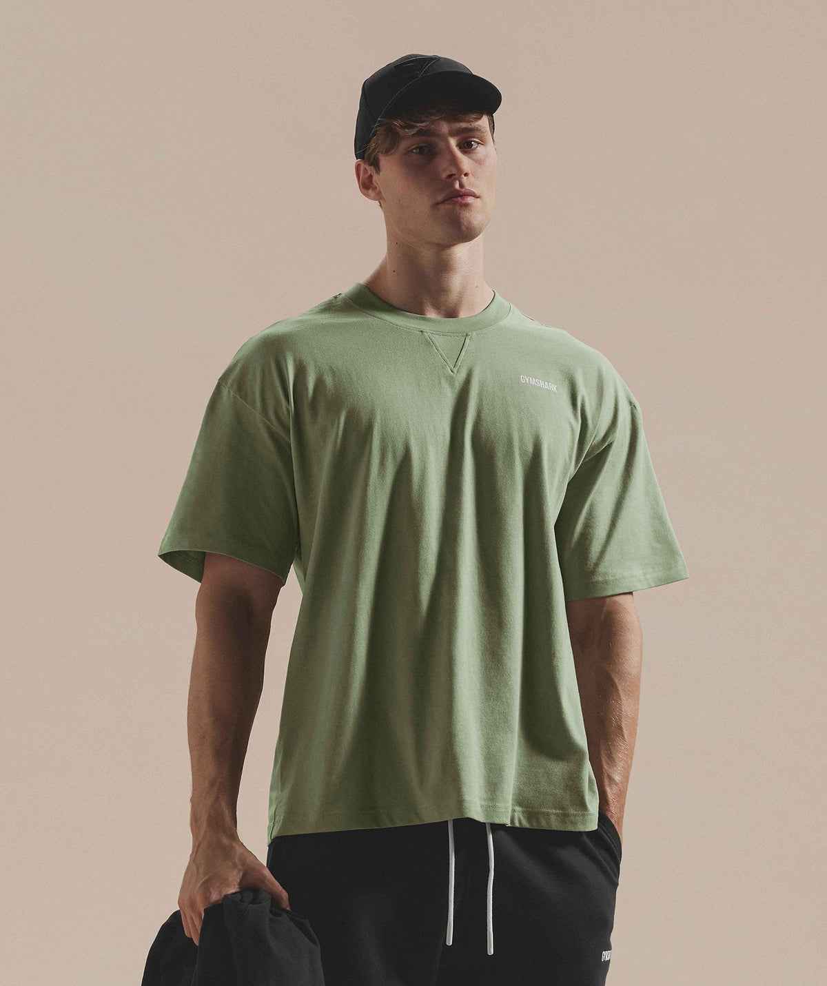 Gymshark Rest Day Sweats Tee - Sage Green