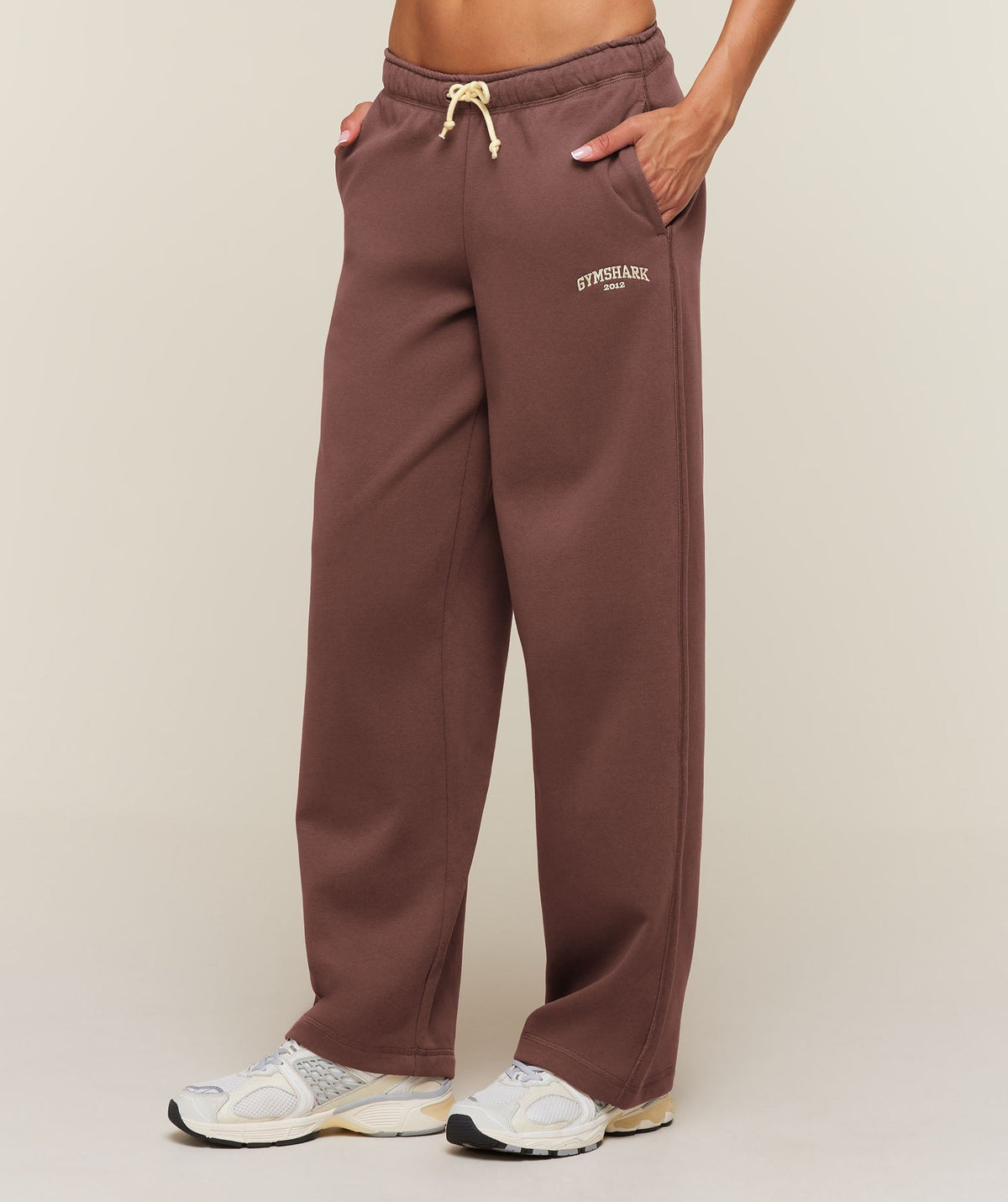 Gymshark Cosy Luxe Campus Pants Tall - Espresso Brown